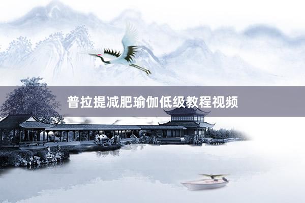 普拉提减肥瑜伽低级教程视频